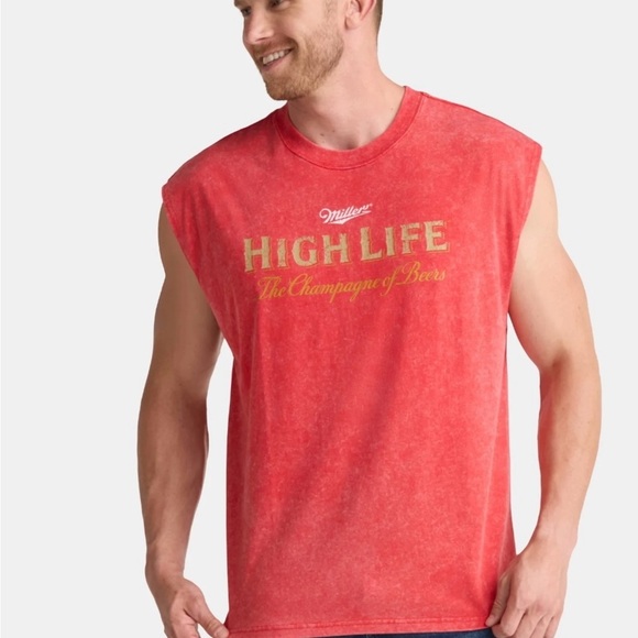 Miller Men's and Big Men's Graphic Muscle Tank Top - Picture 2 of 6